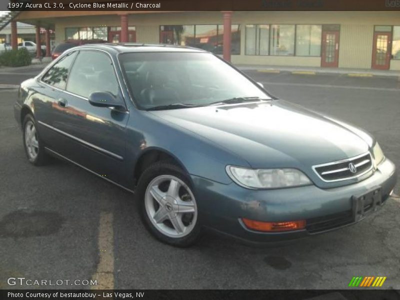 Cyclone Blue Metallic / Charcoal 1997 Acura CL 3.0