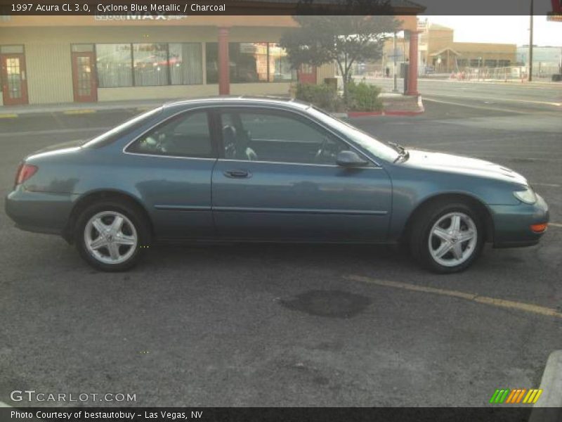 Cyclone Blue Metallic / Charcoal 1997 Acura CL 3.0