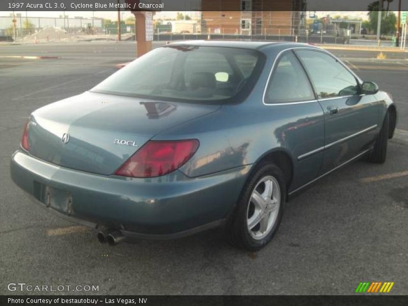 Cyclone Blue Metallic / Charcoal 1997 Acura CL 3.0