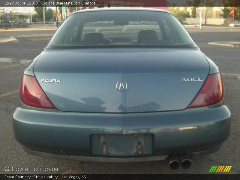 Cyclone Blue Metallic / Charcoal 1997 Acura CL 3.0