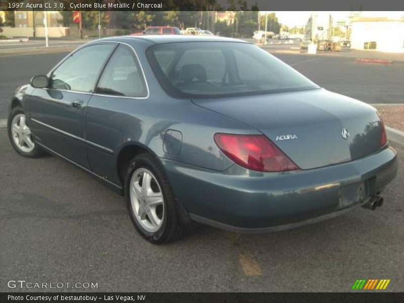 Cyclone Blue Metallic / Charcoal 1997 Acura CL 3.0