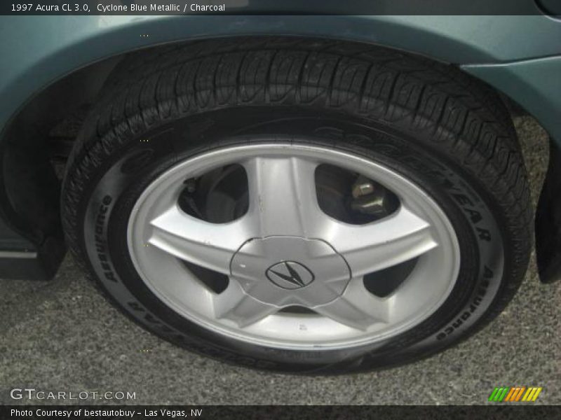 Cyclone Blue Metallic / Charcoal 1997 Acura CL 3.0