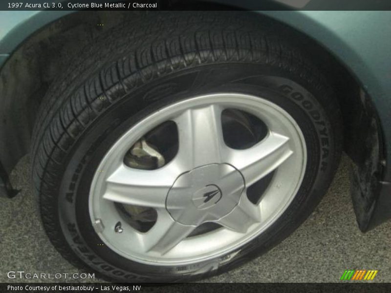 Cyclone Blue Metallic / Charcoal 1997 Acura CL 3.0