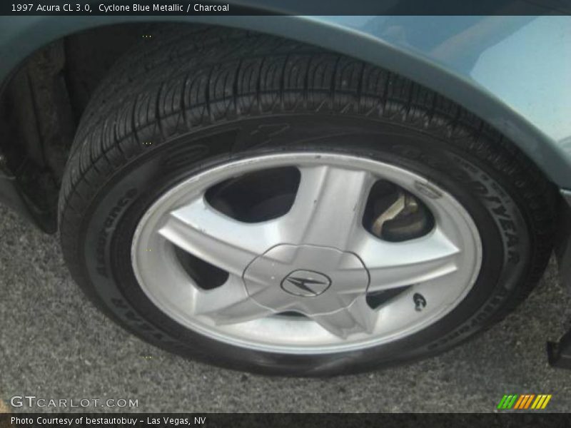 Cyclone Blue Metallic / Charcoal 1997 Acura CL 3.0