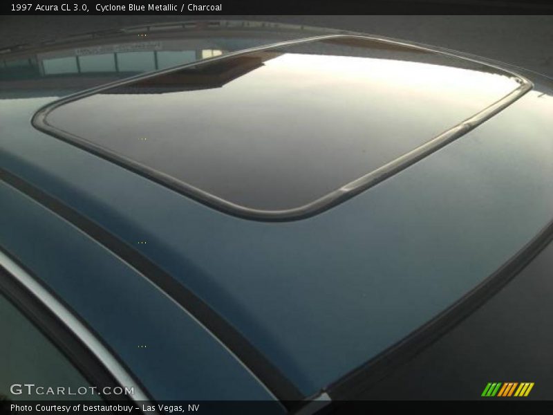 Cyclone Blue Metallic / Charcoal 1997 Acura CL 3.0