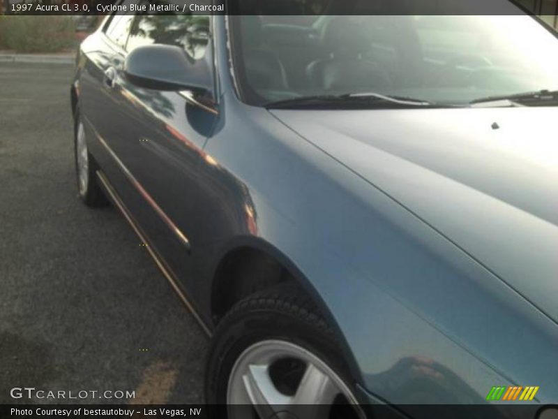 Cyclone Blue Metallic / Charcoal 1997 Acura CL 3.0