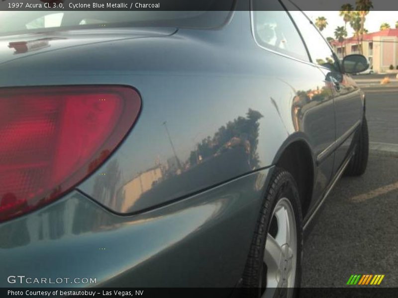 Cyclone Blue Metallic / Charcoal 1997 Acura CL 3.0