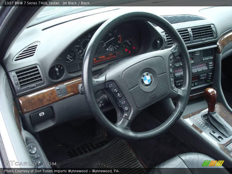 Jet Black / Black 1997 BMW 7 Series 740iL Sedan