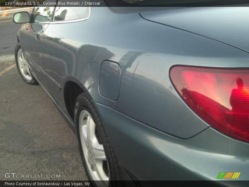 Cyclone Blue Metallic / Charcoal 1997 Acura CL 3.0