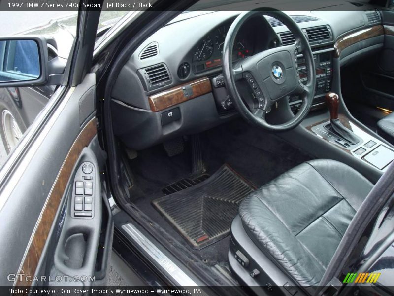 Jet Black / Black 1997 BMW 7 Series 740iL Sedan