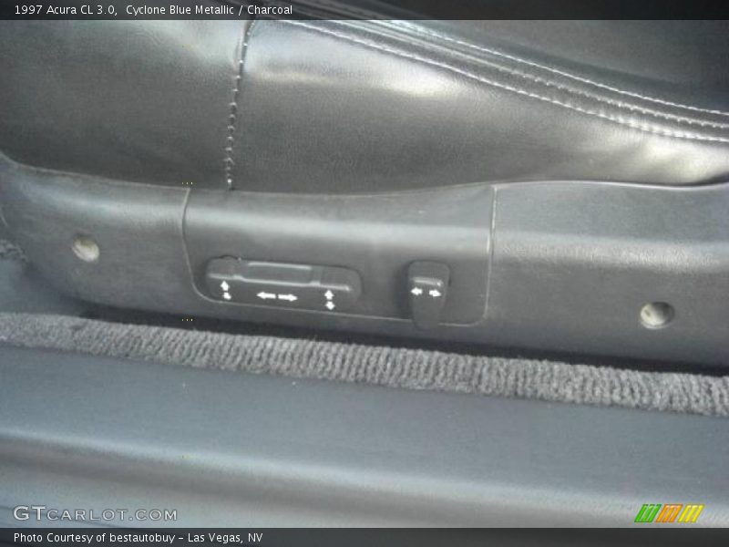 Cyclone Blue Metallic / Charcoal 1997 Acura CL 3.0