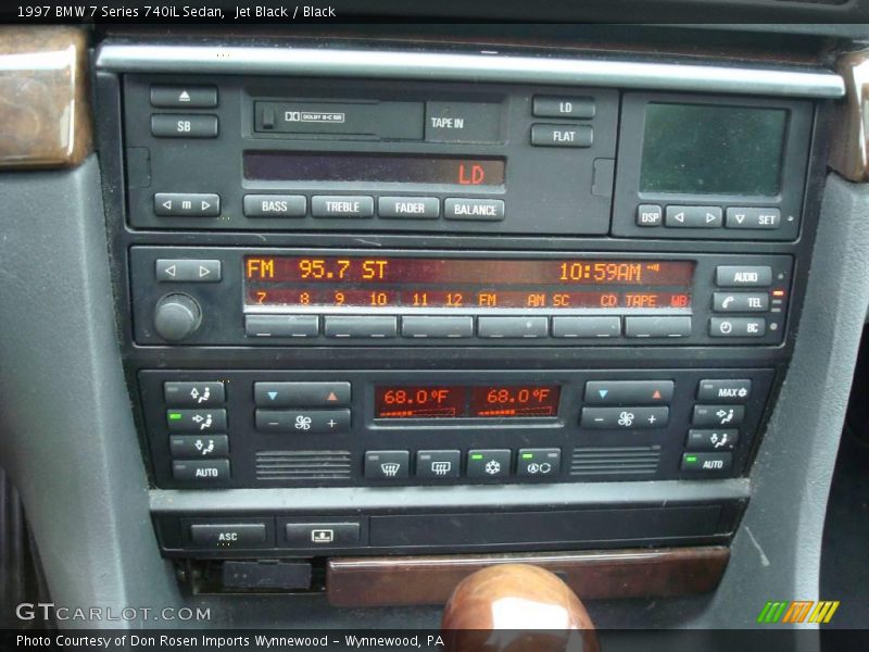 Jet Black / Black 1997 BMW 7 Series 740iL Sedan