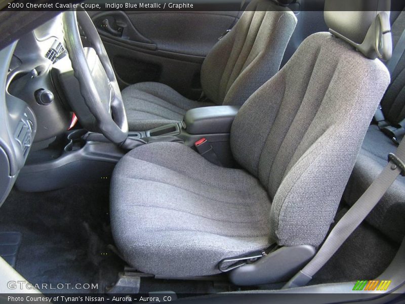 Indigo Blue Metallic / Graphite 2000 Chevrolet Cavalier Coupe