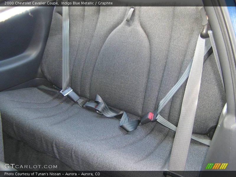 Indigo Blue Metallic / Graphite 2000 Chevrolet Cavalier Coupe