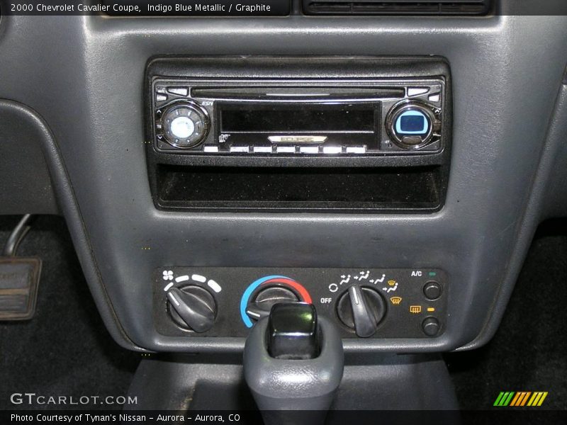 Indigo Blue Metallic / Graphite 2000 Chevrolet Cavalier Coupe