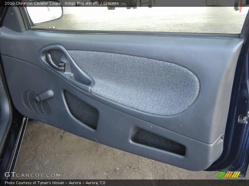 Indigo Blue Metallic / Graphite 2000 Chevrolet Cavalier Coupe