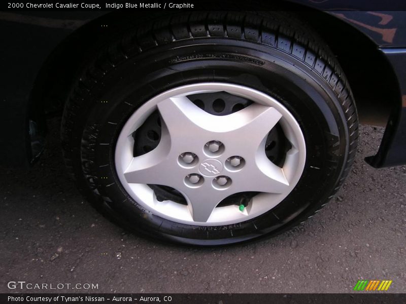 Indigo Blue Metallic / Graphite 2000 Chevrolet Cavalier Coupe