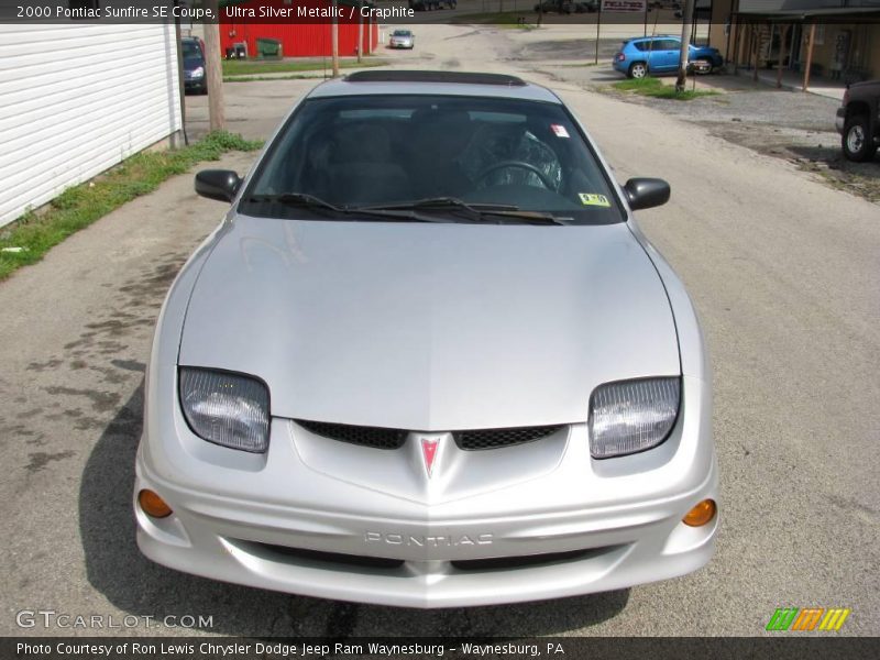 Ultra Silver Metallic / Graphite 2000 Pontiac Sunfire SE Coupe