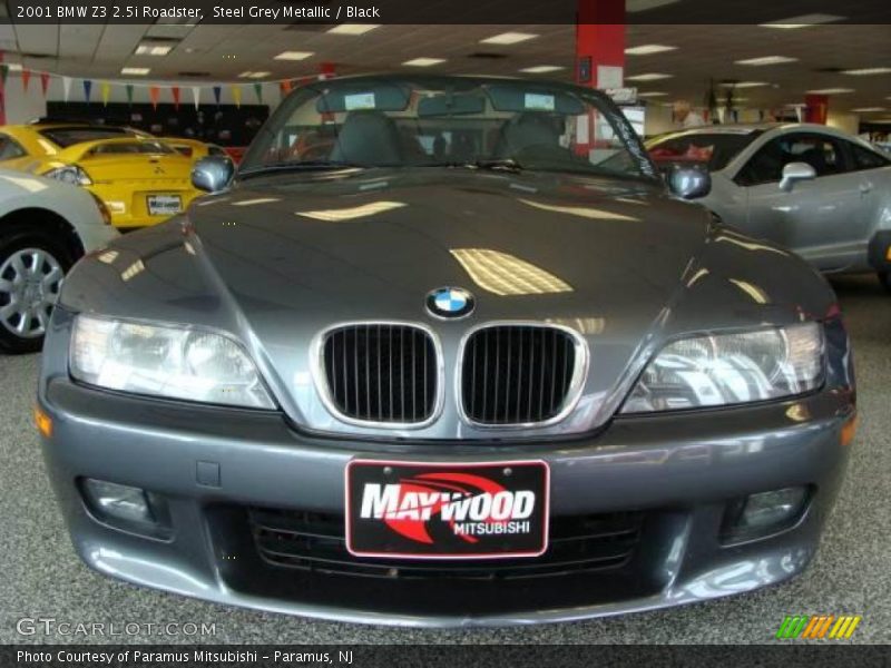 Steel Grey Metallic / Black 2001 BMW Z3 2.5i Roadster