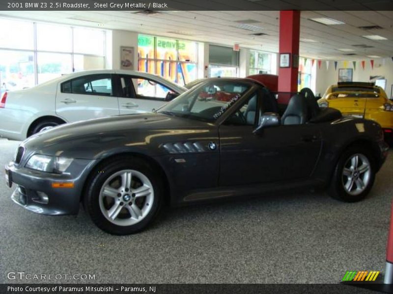 Steel Grey Metallic / Black 2001 BMW Z3 2.5i Roadster