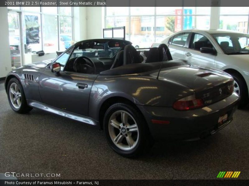 Steel Grey Metallic / Black 2001 BMW Z3 2.5i Roadster