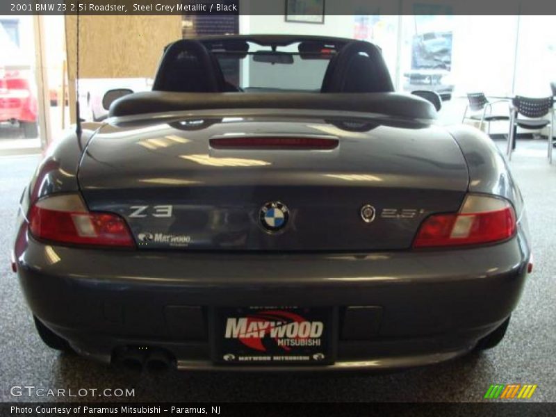 Steel Grey Metallic / Black 2001 BMW Z3 2.5i Roadster