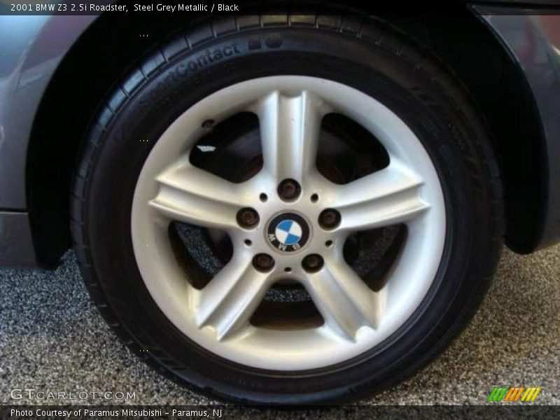Steel Grey Metallic / Black 2001 BMW Z3 2.5i Roadster