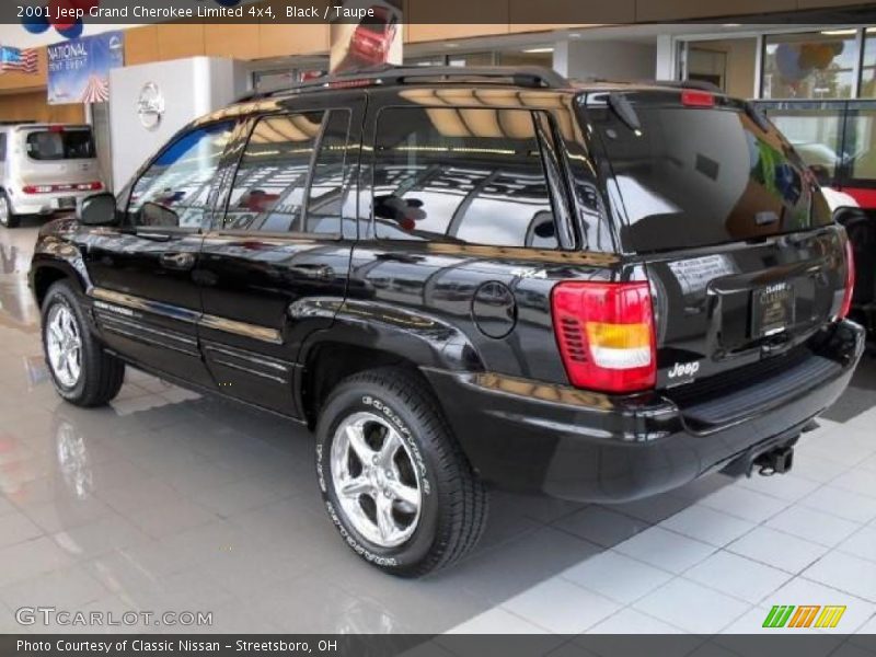 Black / Taupe 2001 Jeep Grand Cherokee Limited 4x4