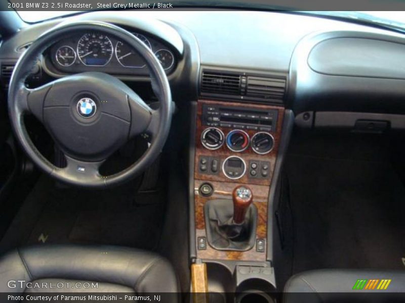 Steel Grey Metallic / Black 2001 BMW Z3 2.5i Roadster