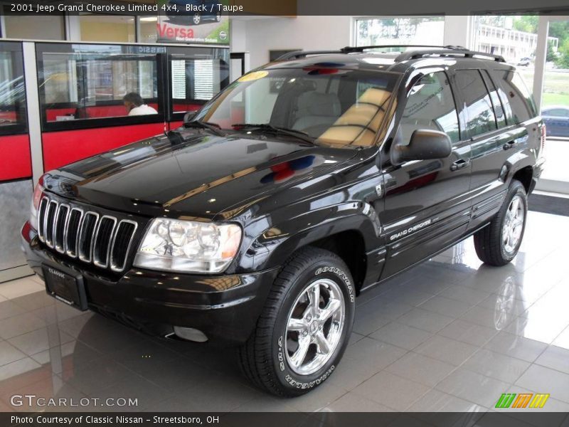 Black / Taupe 2001 Jeep Grand Cherokee Limited 4x4