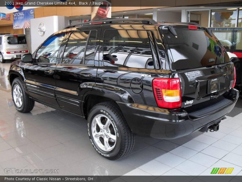 Black / Taupe 2001 Jeep Grand Cherokee Limited 4x4