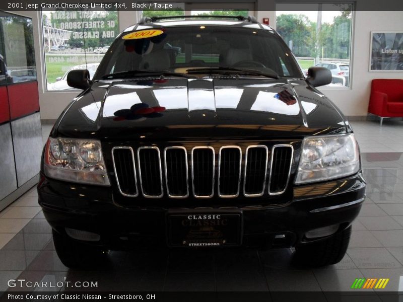 Black / Taupe 2001 Jeep Grand Cherokee Limited 4x4