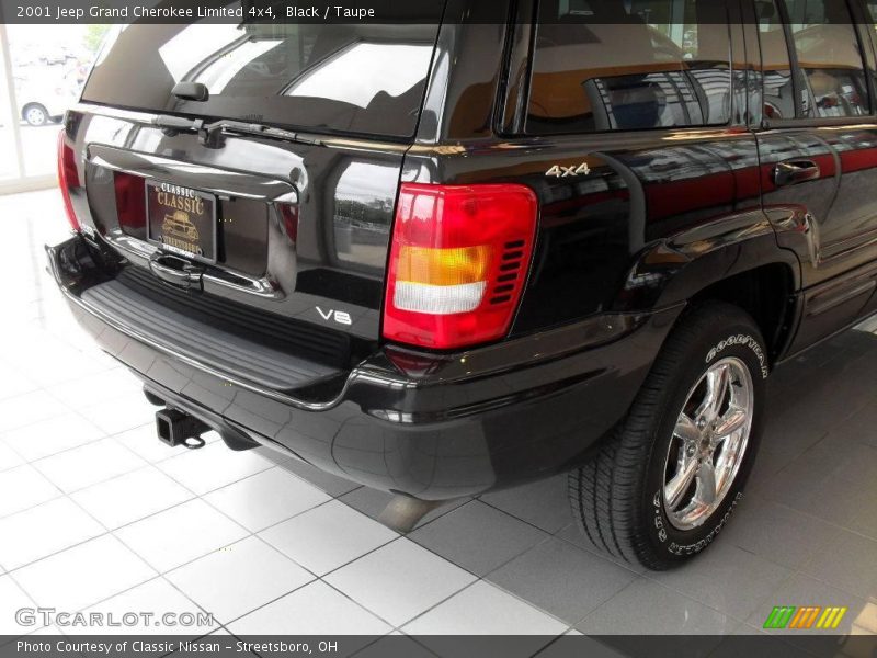 Black / Taupe 2001 Jeep Grand Cherokee Limited 4x4