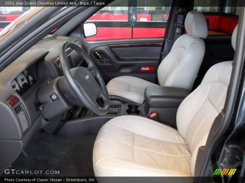 Black / Taupe 2001 Jeep Grand Cherokee Limited 4x4