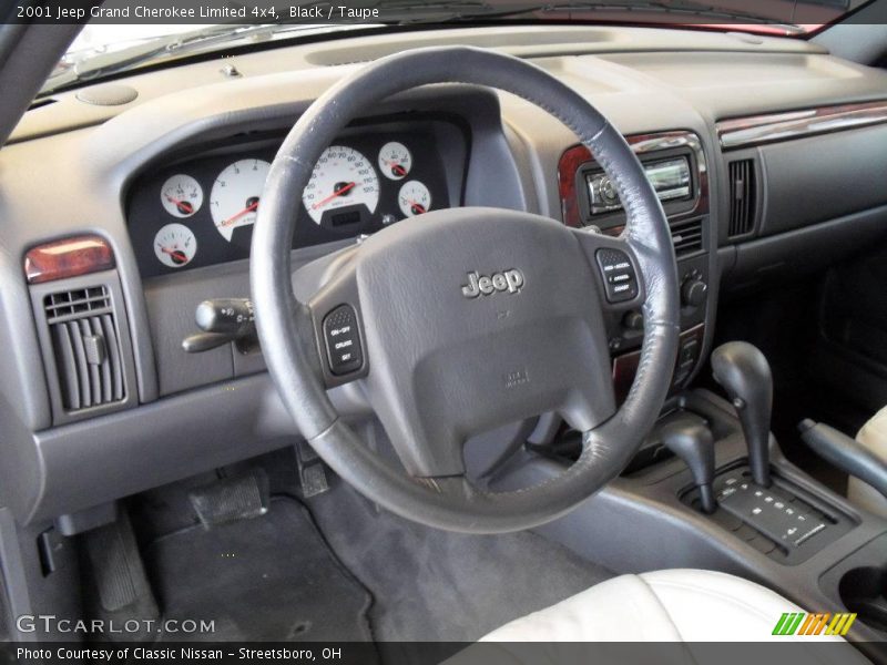 Black / Taupe 2001 Jeep Grand Cherokee Limited 4x4