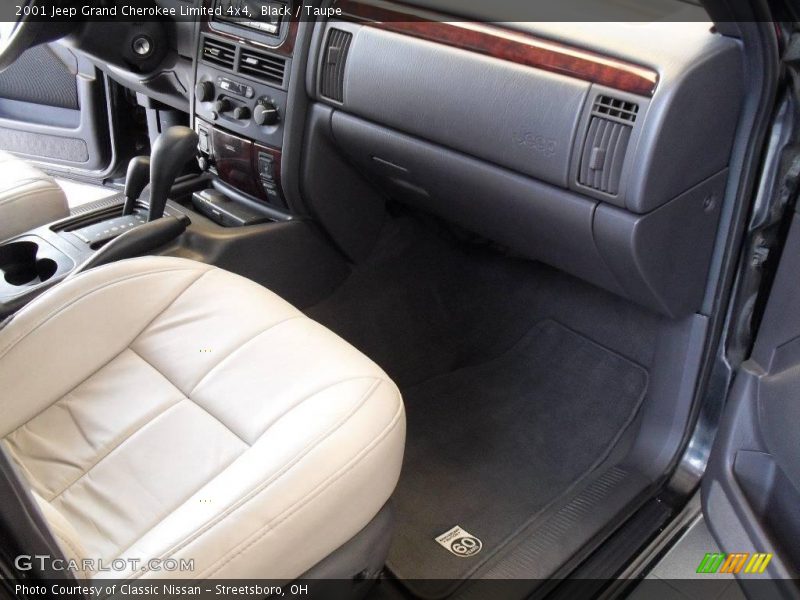 Black / Taupe 2001 Jeep Grand Cherokee Limited 4x4