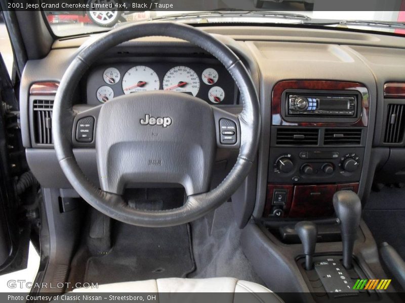 Black / Taupe 2001 Jeep Grand Cherokee Limited 4x4