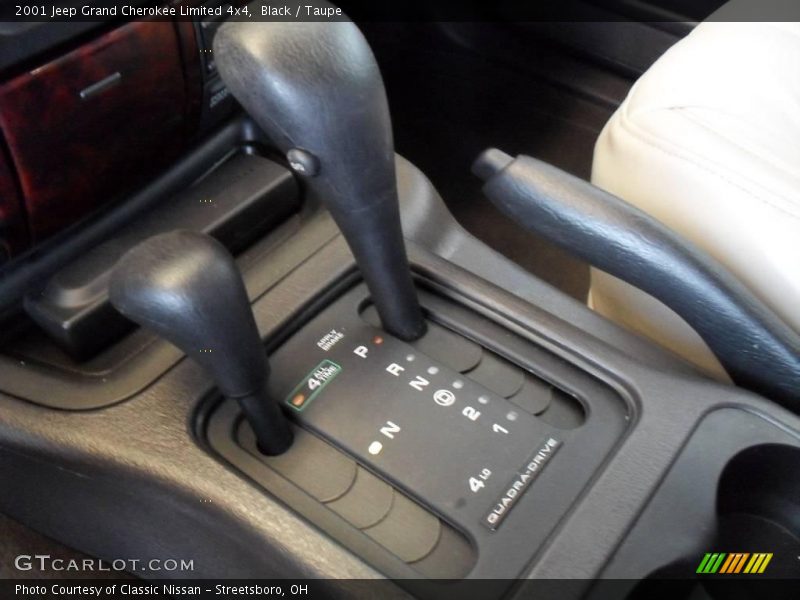 Black / Taupe 2001 Jeep Grand Cherokee Limited 4x4