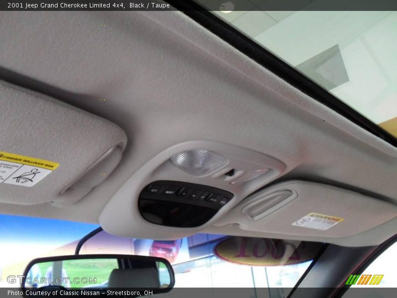 Black / Taupe 2001 Jeep Grand Cherokee Limited 4x4