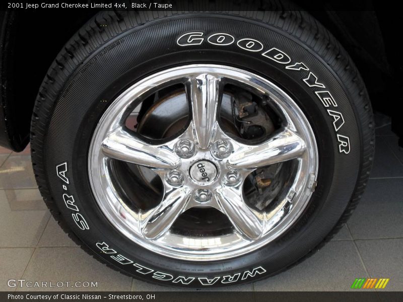 Black / Taupe 2001 Jeep Grand Cherokee Limited 4x4