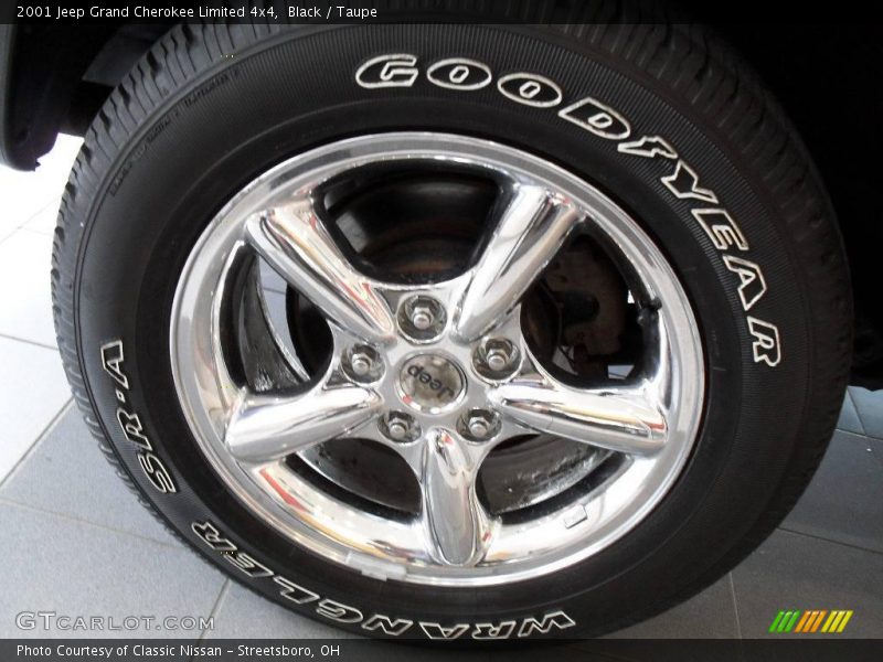 Black / Taupe 2001 Jeep Grand Cherokee Limited 4x4