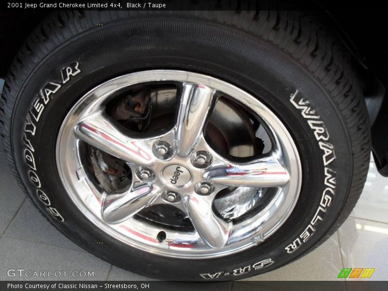 Black / Taupe 2001 Jeep Grand Cherokee Limited 4x4