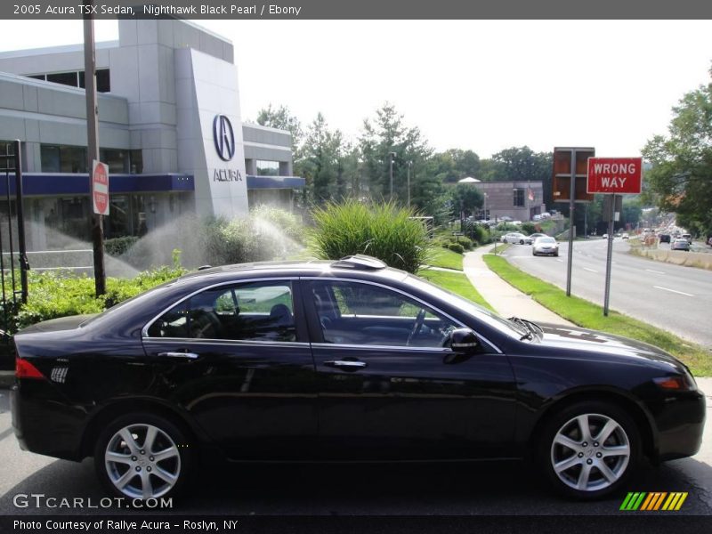 Nighthawk Black Pearl / Ebony 2005 Acura TSX Sedan