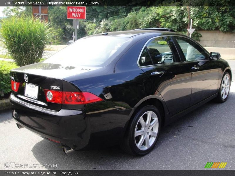 Nighthawk Black Pearl / Ebony 2005 Acura TSX Sedan