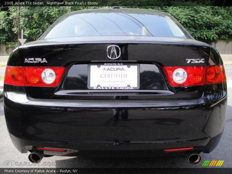 Nighthawk Black Pearl / Ebony 2005 Acura TSX Sedan