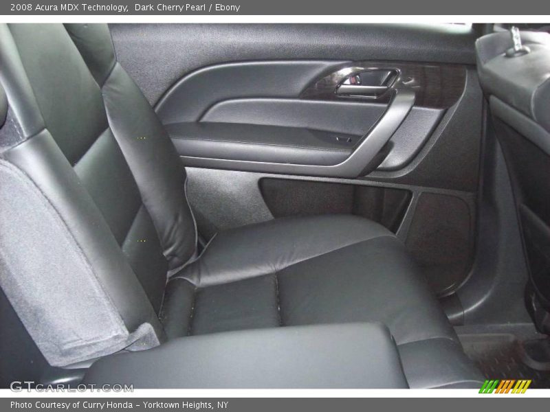 Dark Cherry Pearl / Ebony 2008 Acura MDX Technology