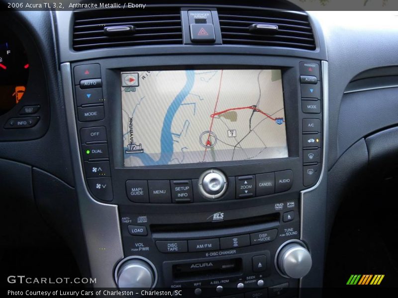 Anthracite Metallic / Ebony 2006 Acura TL 3.2