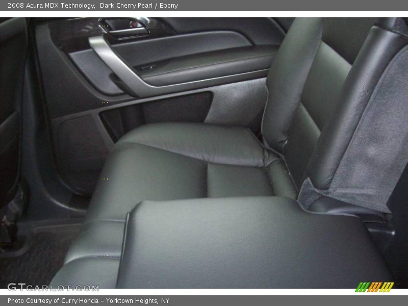 Dark Cherry Pearl / Ebony 2008 Acura MDX Technology