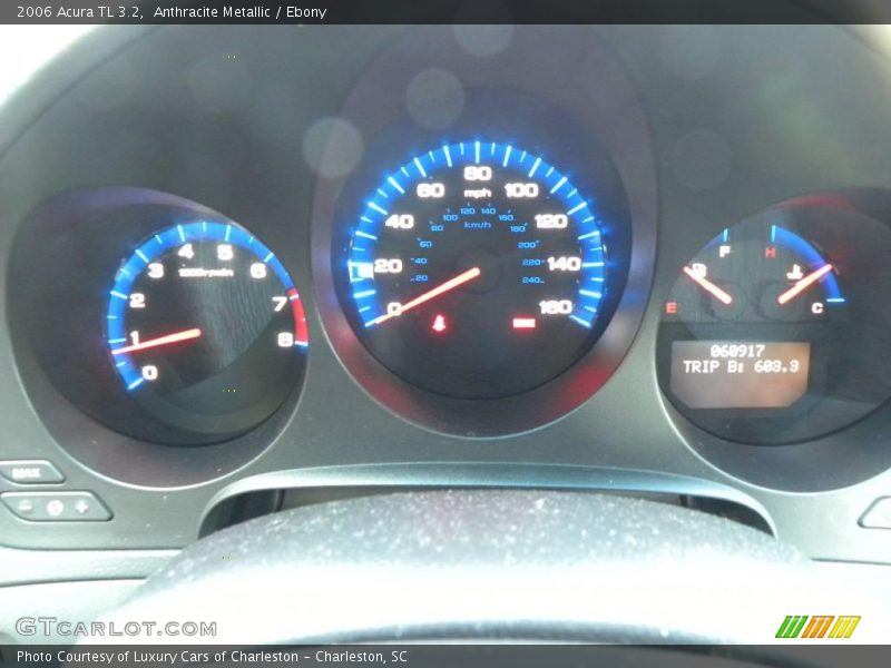 Anthracite Metallic / Ebony 2006 Acura TL 3.2
