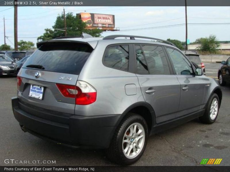 Silver Gray Metallic / Black 2005 BMW X3 2.5i
